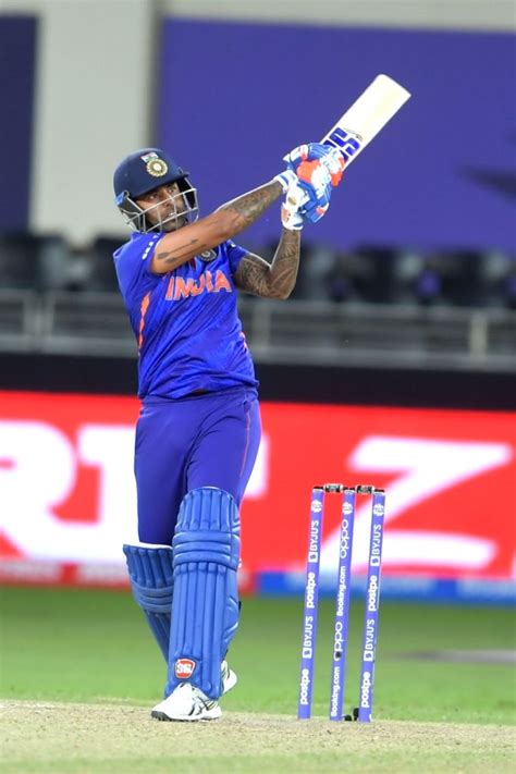 :Dubai:India's Suryakumar Yadav bats during the Cricket Twenty20 World ...