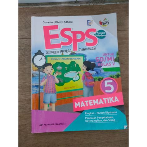 Jual ESPS Matematika Untuk SD MI Kelas V Shopee Indonesia