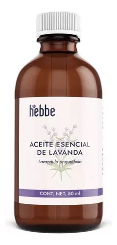 Aceite Esencial Lavanda Puro Aromaterapia Spa Hebbe 50ml Meses Sin