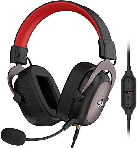 Redragon H510 Zeus Wired Gaming Headset 71 Surround Sound Memory Foam Ear Pads 53mm