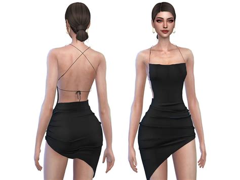 Joan Campbell Beauty S Hailey Dress In 2024 Sims 4 Clothing Sims 4