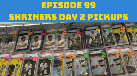 Shriners Card Show Day Pickups More Huge Vintage Baseball Wax