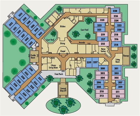 Skilled Nursing Home Floor Plans - House Design Ideas