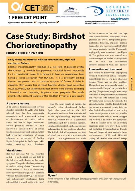 Pdf Approved For Optometrists Dispensing Opticians View