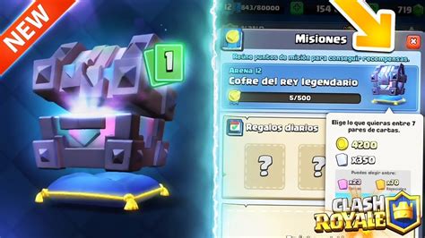 Consigue El Cofre Del Rey Legendario En Misiones De Clash Royale Youtube