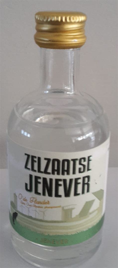 Zelzaatse Jenever 5cl Miniatuurflesje Mmm Eetjesland CVBA