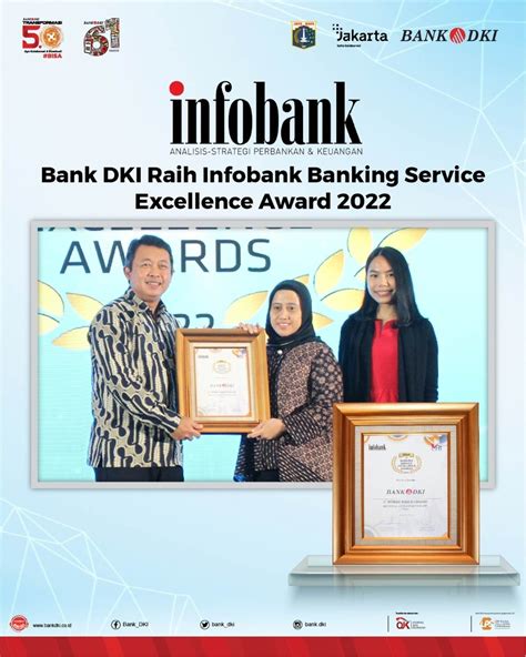 Bank DKI Raih Banking Service Excellence Award 2022