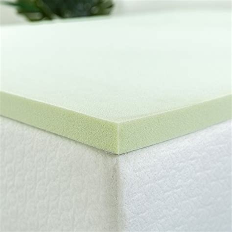 Zinus 15 Inch Green Tea Memory Foam Mattress Topper Pressure