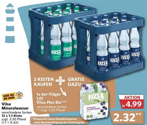 Vilsa Mineralwasser X L Kiste Angebot Bei Combi