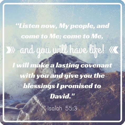 Isaiah 553 The Covenant Isaiah 55 My People