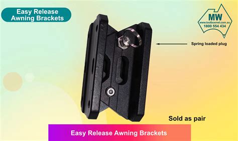 Easy Release Awning Brackets Motop Accessories Mw Toolbox Trailer