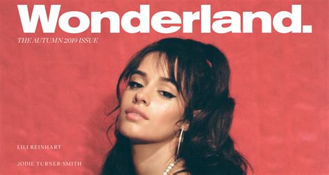 Camila Cabello Covers Wonderland’s Autumn 2019 Issue Camila Cabello Magazine Just Jared