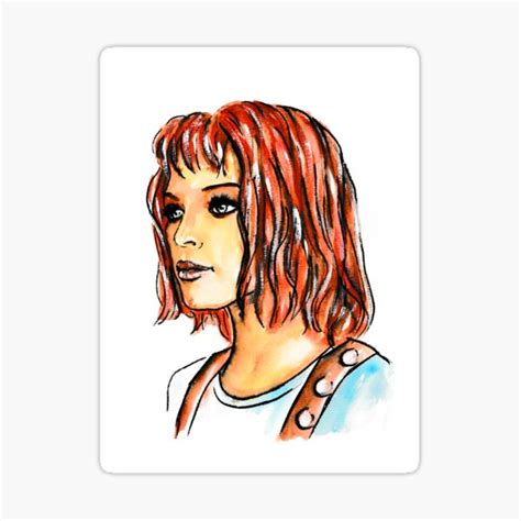 Milla Jovovich Sticker For Sale By Svetlanapelin Redbubble