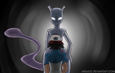 Mewtwo and Ash by Mikuoz on DeviantArt