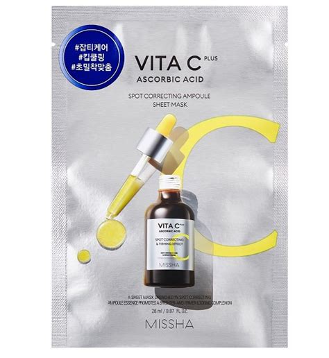 Missha Vita C Plus Spot Correcting Ampoule Sheet Mask Ml Sklep