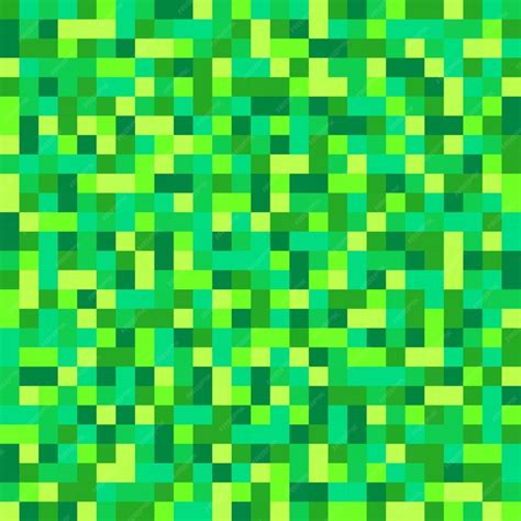 Premium Vector | Green Pixel Pattern or Background in Pixel Art