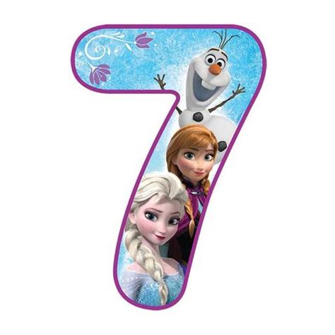 disney frozen number  edible image