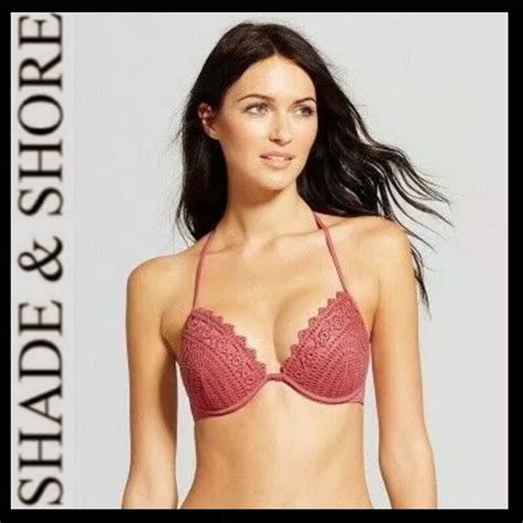 Shade Shore Lift Lift Crochet Bikini Top Gem