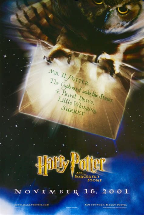 Harry Potter And The Sorcerers Stone Movie Poster