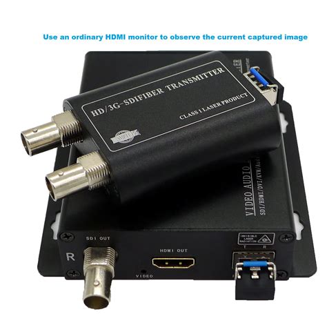 Hd Sdi Input Hdmi Output Fiber Converter 3g Sdi Video Fiber Extender