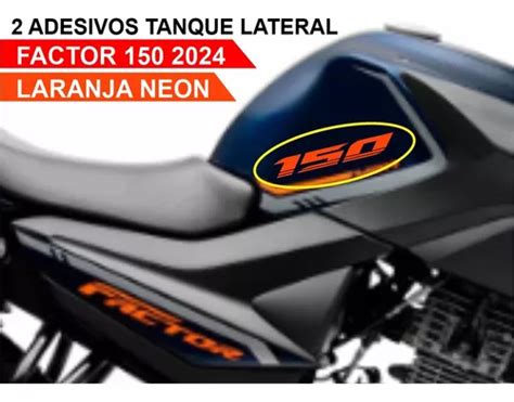 Adesivo Tanque Lateral Yamaha Factor 150 2024 2 Lados A1