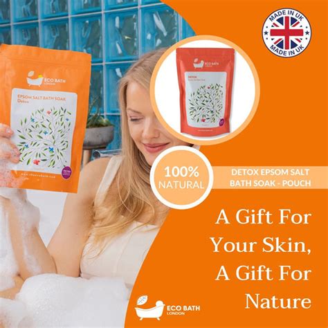 Eco Bath Londondetox Epsom Salt Bath Soak Pouch 500g And 1000g