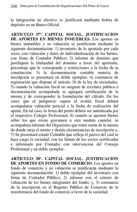 Gu A Para La Constituci N De Organizaciones Sin Fines De Lucro By