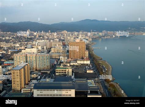 Aerial View Of Otsu And Lake Biwa From The Otsu Prince Hotel Kyoto