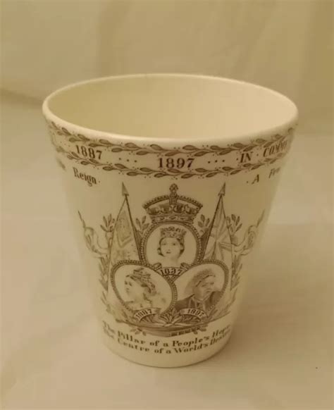 Queen Victoria Diamond Jubilee Commemorative Mug Mintons Good