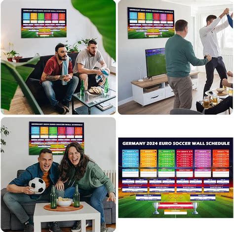 Alemanha 2024 Euro Soccer Wallchart Euro 2024 Wall Chart 2024 Euro