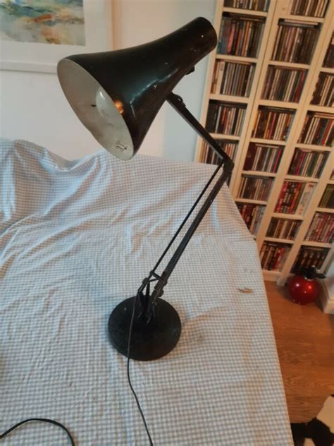 Vintage Herbert Terry Son S Model Anglepoise Lamp Green Good Used