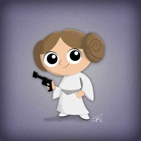 Princess Leia Cartoon Drawing At Getdrawings Free Download