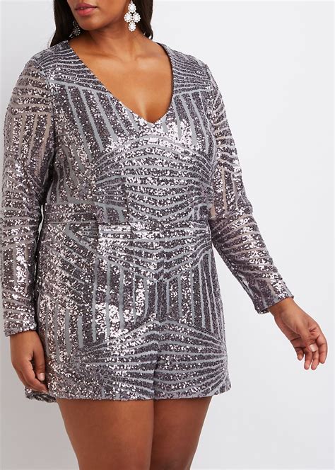 Plus Size Sequin Dress 8 Alexa Webb