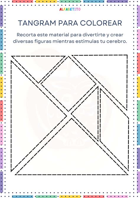 Tangram Figuras Para Imprimir - 12 Figuras Fáciles de Tangram para Imprimir y Recortar