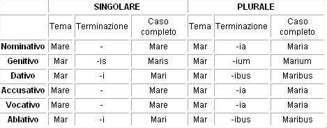 Le 5 Declinazioni Latine Scuolissima