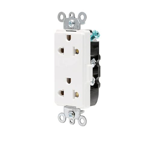 PROMELSA Tomacorriente Universal Doble 2x15A T 250V Blanco C Placa