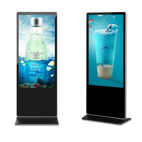 75 Floor Standing Digital Signage Media Player Free Cms 4K Android