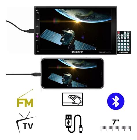 Televisor Digital USB Auxiliar Bluetooth Con Espejo 2 Pulgadas 7