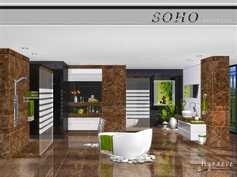 Sims 4 Ccs The Best Soho Bathroom By Nynaevedesign Sims House