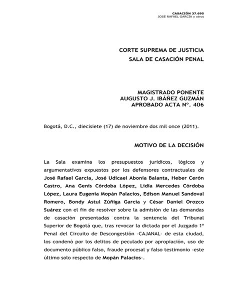 Documento Procuraduría General de la Nación