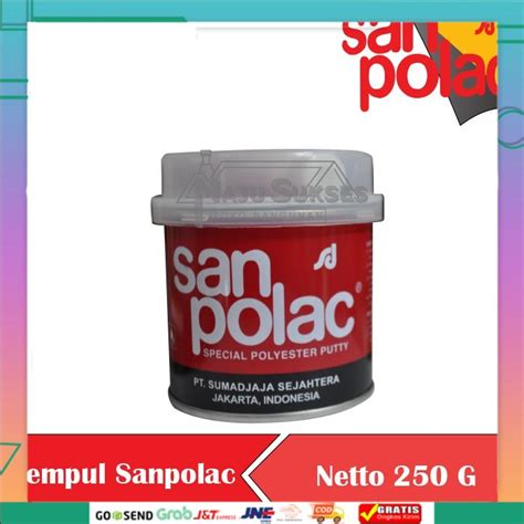 Jual Dempul Sanpolac San Polac Gram Dempul Plastik Mobil Motor Besi