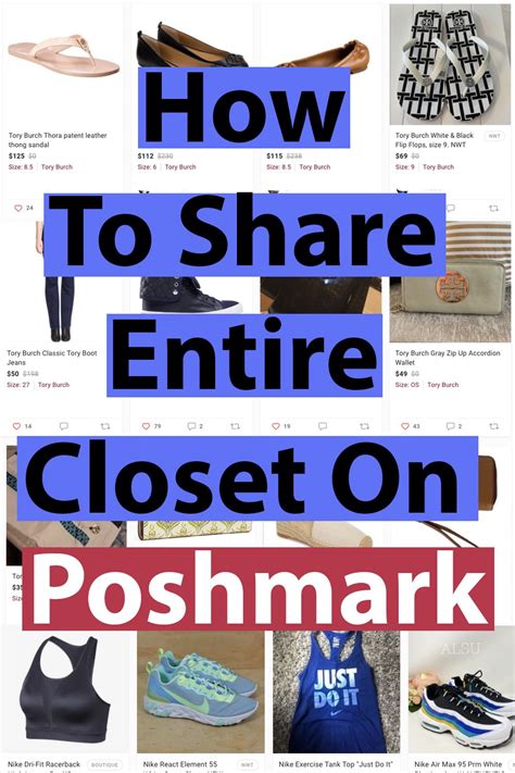 How To Share Entire Closet On Poshmark Selling Clothes Online