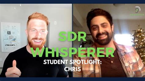 Booked 93 Meetings In His 1st Month Sdr Whisperer Student Spotlight