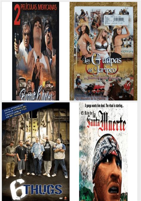 Spanish 4 Pack DVD Bundle Barrio De Cholos La Mafia Nunca Muere Las