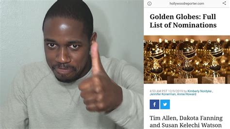 2020 Golden Globes Nominees Reaction Youtube