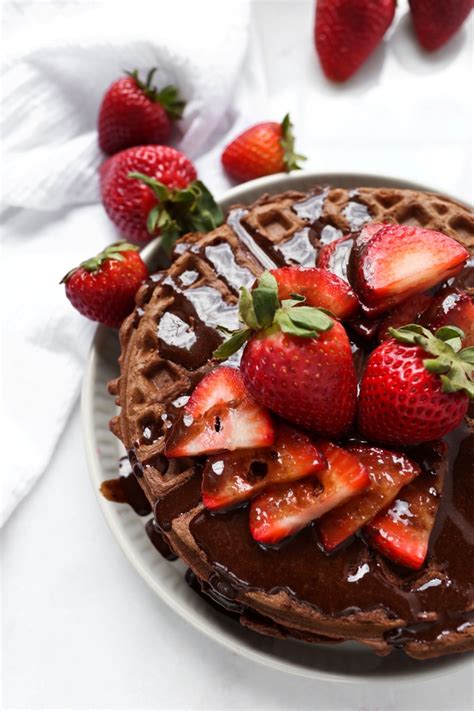 Vegan Gluten Free Chocolate Waffles