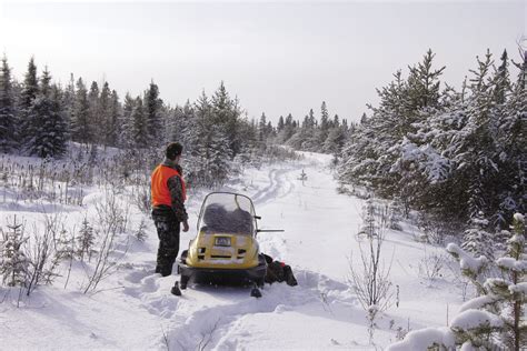 travelling  deep snow northern wilds magazine