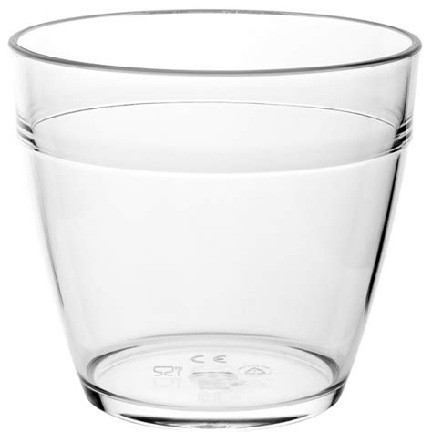 Set 12 Vasos 25 Cl Irrompible Policarbonato Transparente