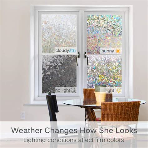 Window Privacy Film Static Window Clings Vinyl 3D Window Etsy