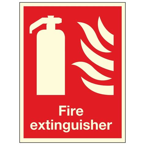 Fire Extinguisher Photoluminescent Linden Signs Print